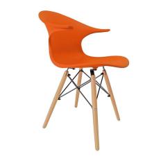 Imagem de Cadeira Charles Eames New Wood Design Pelegrin PW-079 Laranja
