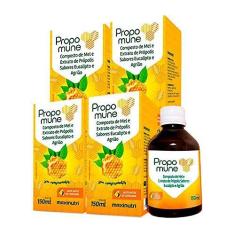 Imagem de Kit 04 Propomune Xarope Própolis Eucalipto 150 ml Maxinutri
