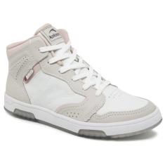 Imagem de Tênis Feminino Casual Kolosh Cano Alto Branco/Nude C3442