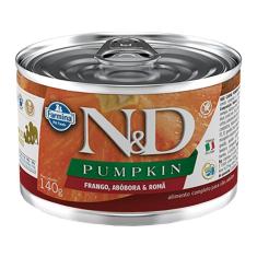 Imagem de Ração Úmida Lata Farmina N&D Pumpkin Frango, Abóbora & Romã para Cães Adultos - 140 g