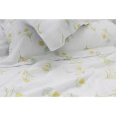 Imagem de Lençol C/ Elástico Queen + 4 Fronhas 400 Fios 100% Algodão - Casa Di V