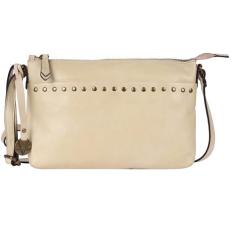 Imagem de Bolsa tiracolo estilo boho de couro italiano genuíno - elegante, durável e perfeita para uso diário para mulheres, Bege, Small