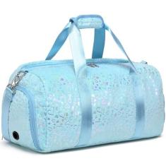 Imagem de Bolsa de dança infantil bolsa de ginástica para meninas meninos bolsa de ginástica esportiva bolsa de balé com compartimentos para sapatos, bolsa de viagem de viagem de viagem de viagem de fim de