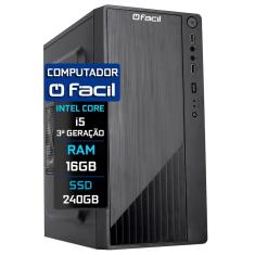 Imagem de Computador Fácil Intel Core I5 3470S (Terceira Geração) 16GB SSD 240GB