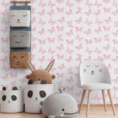 Imagem de Papel De Parede Adesivo Borboletas N014114 Rolo 0,58X3M