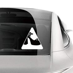 Imagem de DIYthinker Adesivo feminino de salto alto padrão  contorno adesivo para carro motocicleta bicicleta bagagem decalque