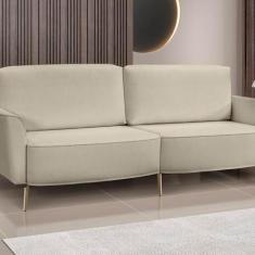 Imagem de Sofá Vênus 180 Cm Veludo Marfim