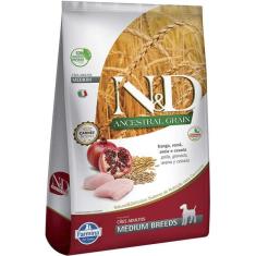 Imagem de Ração Farmina N&D Ancestral Grain Frango Cães Adultos Raças Médias - 10,1 Kg