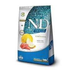 Imagem de Farmina N&D Ocean para Gatos Adultos Castrados de Todas as Raças Sabor Salmão e Melão 7,5Kg