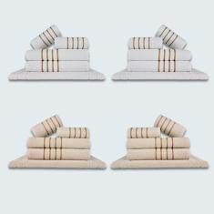 Imagem de Jogo De Toalhas 20 Pçs Coleção Dubai 100% Algodão Br+bg