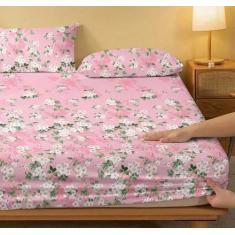 Imagem de Jogo de Lençol Estampado Sortido 400 Fios 3 Peças Toque Macio - Charme