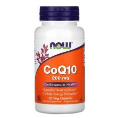 Imagem de Coenzima Coq10 200mg 60 Cápsulas Now