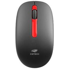 Imagem de Mouse Sem Fio, Plug And Play, 1.200 Dpi, M-W15Rbk, C3Tech - C3 -tech