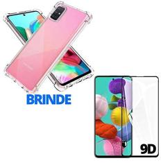 Imagem de Película 9D Cobre 100% Tela E Capa Capinha Case Celular Compatível Samsung Galaxy A71