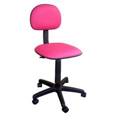 Imagem de Cadeira Secretária Pistão Fixo Corano-Rosa.