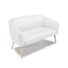 Imagem de Namoradeira 02 Lugares Stella Corino Branco Natural