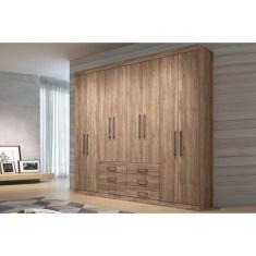 Imagem de Guarda Roupa 8 Portas E 6 Gavetas Master 8.6 Atacama - Santos Andirá