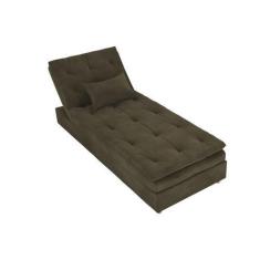 Imagem de Sofá Chaise Para Clinica Psicanalise - Suede - Sv Decor -   Vania Deco