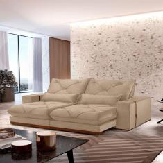 Imagem de Sofá Turim Linho 02 Módulos De 100cm B25cm Meu Sofá Online A226 Linho Bege