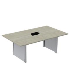 Imagem de Mesa de Reunião 2000x1400 Mrcpb2014pp Nogueira Casablanca/Cinza