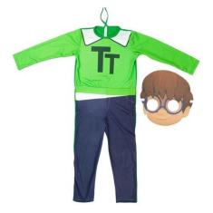 Imagem de Fantasia Cleo e Cuquin Roupa Tete Longa Com Máscara Infantil - Fantasi