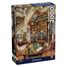 Imagem de Brinquedo Infantil Quebra-Cabeça Puzzle A Livraria 2000 Peças Grow - 0