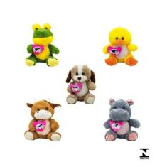 Imagem de Bichinho De Pelúcia Com Coração - Bbr Toys