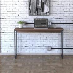 Imagem de Mesa Dynamica 120x50x75cm Nogal - Est.preta Nogal - Est.preta