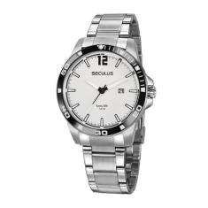 Imagem de Relógio Seculus Masculino Ref: 20790g0svna2 Esportivo Prateado