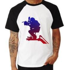 Imagem de Camiseta Raglan Cinegrafista - Foca Na Moda