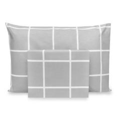 Imagem de Lençol Solteiro De Cima Estampado 2 Pçs Ponto Palito Percal Flex 400 F