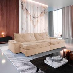 Imagem de Sofá Apollo Linho 02 Módulos 100 Cm B25cm Meu Sofá Online A226 Linho Bege