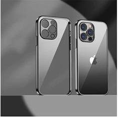 Imagem de Estojo macio transparente folheado para iPhone 13 Pro Max 12 11 XR X XS Max 8 7 Plus 13Pro 14 Capa protetora ultrafina à prova de choque, T7, para 7 plus ou 8 plus