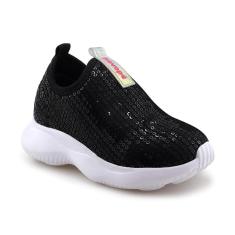 Imagem de Tênis Infantil Novopé Menina Lantejoula Confortável-Feminino