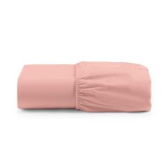 Imagem de Lençol Micropercal 300 Fios Peletizado King Com Elástico - Rosê