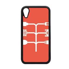 Imagem de Padrão de tomada de cabo de carregamento para iPhone XR capa para proteção de telefone Apple