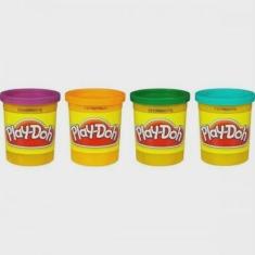 Imagem de Massinha Play-doh Kit Com 4 Potes De Cores Sortidas - Hasbro