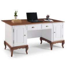 Imagem de Escrivaninha de Madeira Hannover com 2 Portas e 2 Gavetas com Tampo Es
