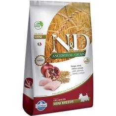 Imagem de Ração Farmina N&D Ancestral Grain Frango Cães Adultos Raças Pequenas - 2,5 Kg