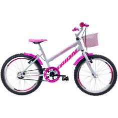 Imagem de Bicicleta Aro 20 Feminina Infantil Tridal Branco