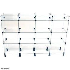 Imagem de Balcão de Atendimento Modulado em Vidro com Porta Bijuteria - 1,60 x 1,10 x 0,30