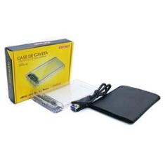 Imagem de Gaveta Para Hd Externo Usb 3.0 Para Ssd Sata 2.5" Case Transparente Com Capa De Proteção Ecase-320