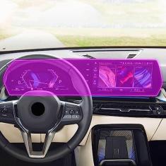 Imagem de LAVIYE Tela LCD do carro do console central Película protetora rádio GPS navegação TPU transparente anti-risco, para BMW U10 U11 X1 IX1 2023