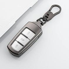 Imagem de Capa de chaveiro de carro Smart Zinc Alloy Case, apto para Volkswagen CC Passat CC b6 b7, chave de carro ABS Smart Car Key Fob