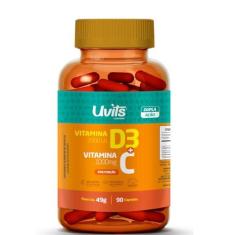 Imagem de Vitamina D3 2000UI + C 1000Mg 90 Cápsulas