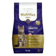 Imagem de Ração Seca Nutrilus Pro+ Frango para Gatos Adultos - 10,1 Kg
