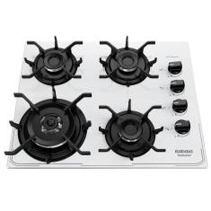 Imagem de Cooktop Itatiaia 4 Bocas Itamaster Branco Ferro Fundido