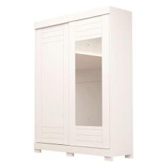 Imagem de Guarda Roupa Solteiro 100 % Mdf Com Espelho Flex Color 2 Portas 2 Gave