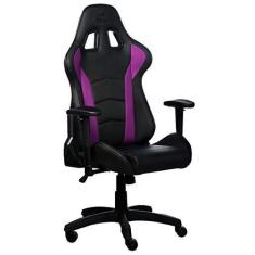 Imagem de Cadeira gamer cooler master caliber r1- preto / roxo - cmi-gcr1-2018