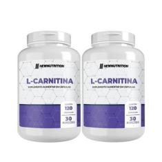 Imagem de 2X L-Carnitina 120 Cápsulas 2000Mg New Nutrition